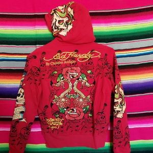 Ed hardy zip up